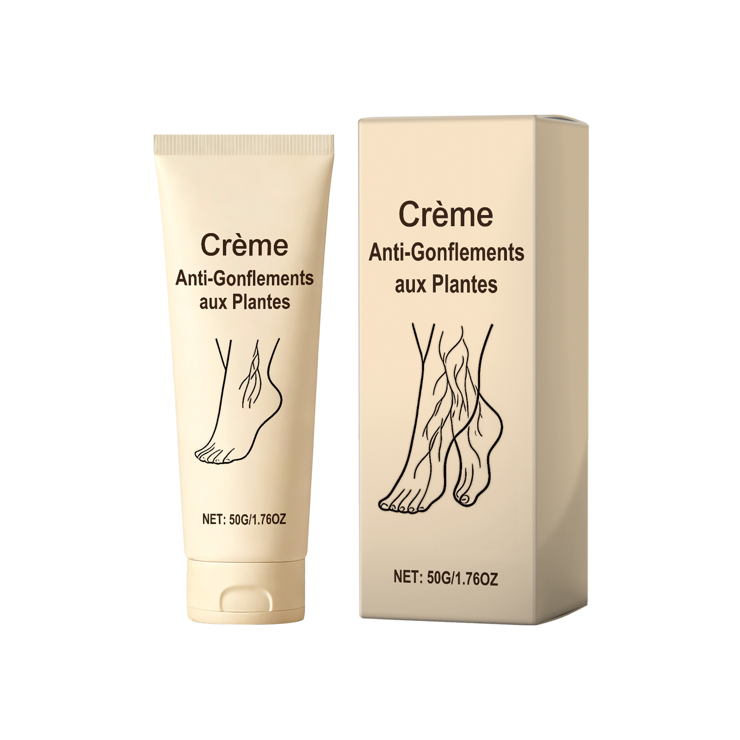 AMZ Leg Care Cream: Gentle Formula for Nourishing and Soothing Leg Skin, Ideal for Daily Massage and Application-ZZ