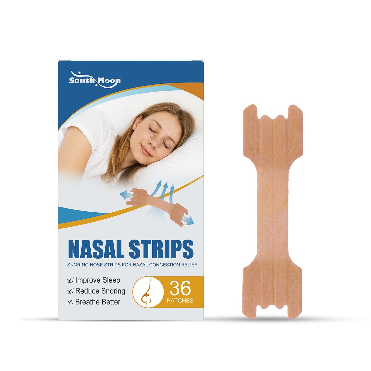 Sleeping Nasal Strip - Gentle nightly care for comfortable and peaceful sleep-V
