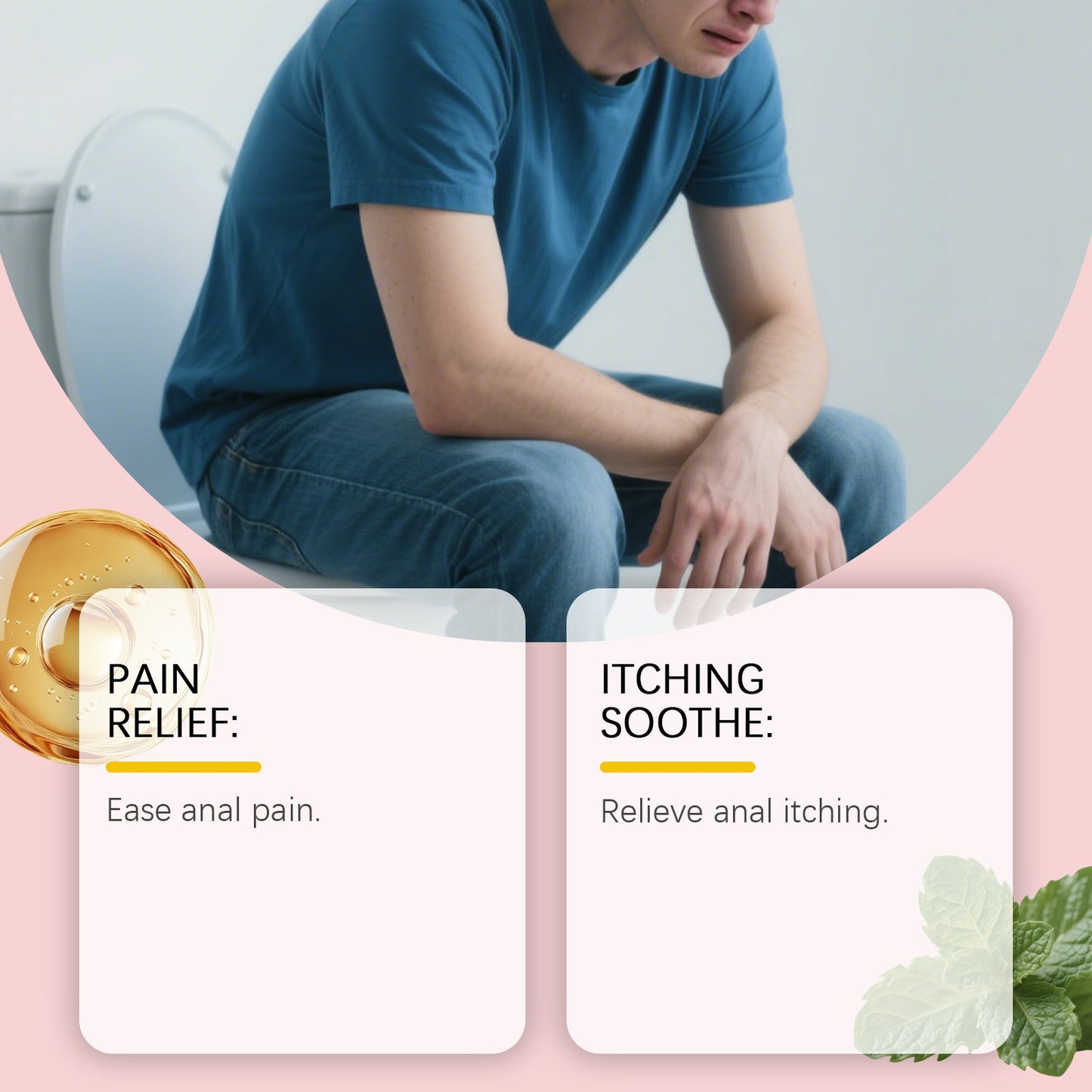 Perianal Care Capsules Gentle ingredients nourish and moisturize the perianal skin Convenient care capsules-V