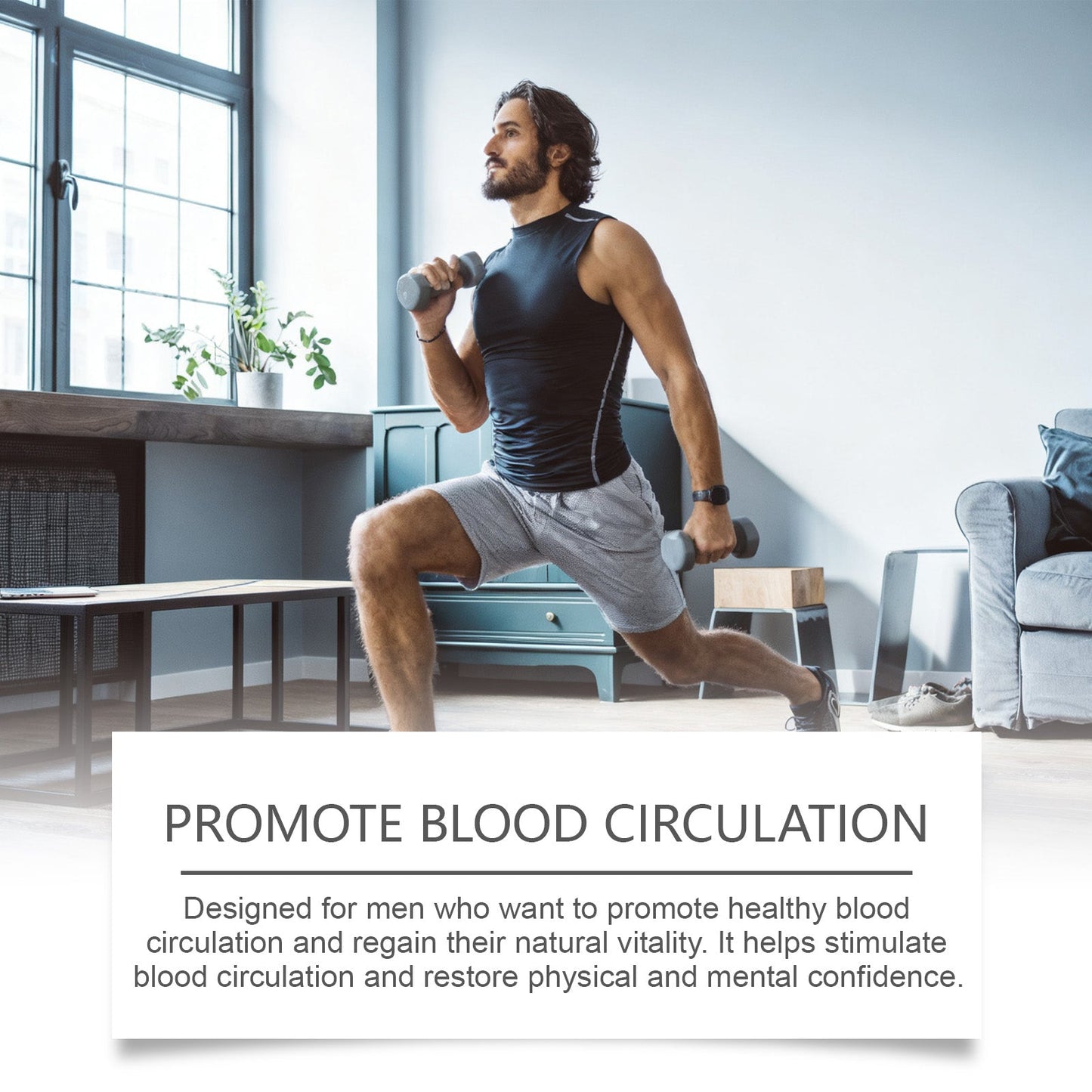 Men's Vitality Patch - Infused with plant extracts to nourish the body and support daily comfort-V