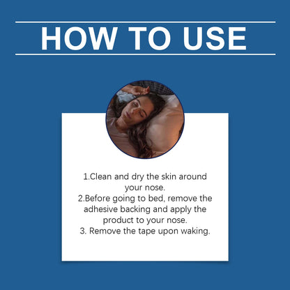 Sleeping Nasal Strip - Gentle nightly care for comfortable and peaceful sleep-V