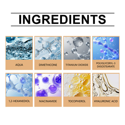 Zephoco Brown Tattoo Concealer Foundation - Makeup for body tattoo coverage, daily portable concealing foundation-3@OK