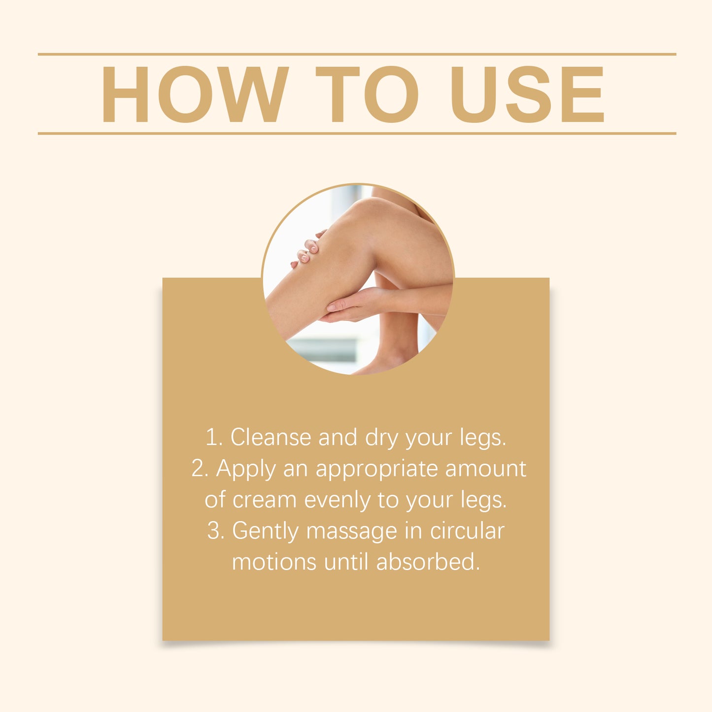 AMZ Leg Care Cream: Gentle Formula for Nourishing and Soothing Leg Skin, Ideal for Daily Massage and Application-ZZ