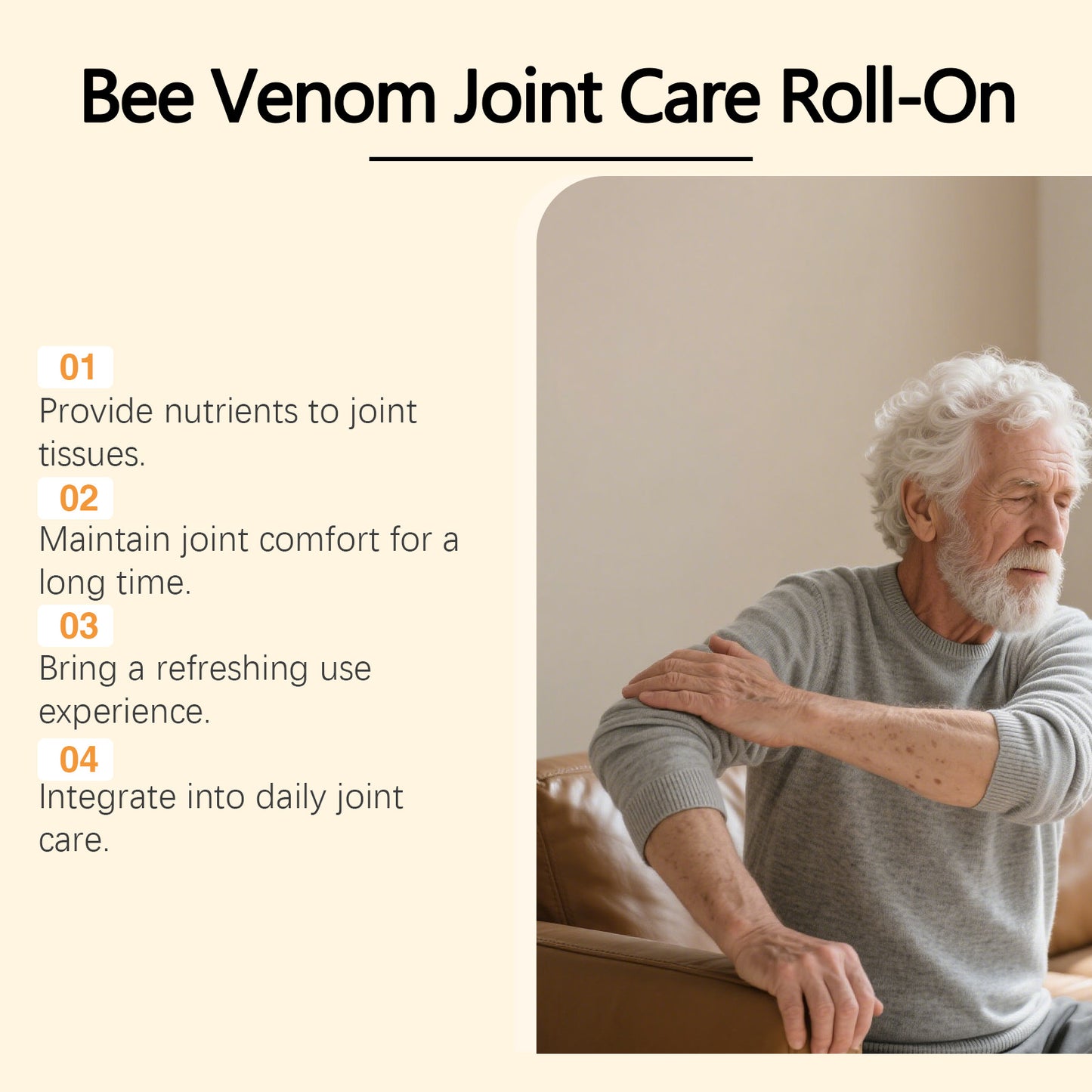 South Moon Bee Venom Joint Care Roller: Gentle Formula for Daily Soothing and Support-ZZ