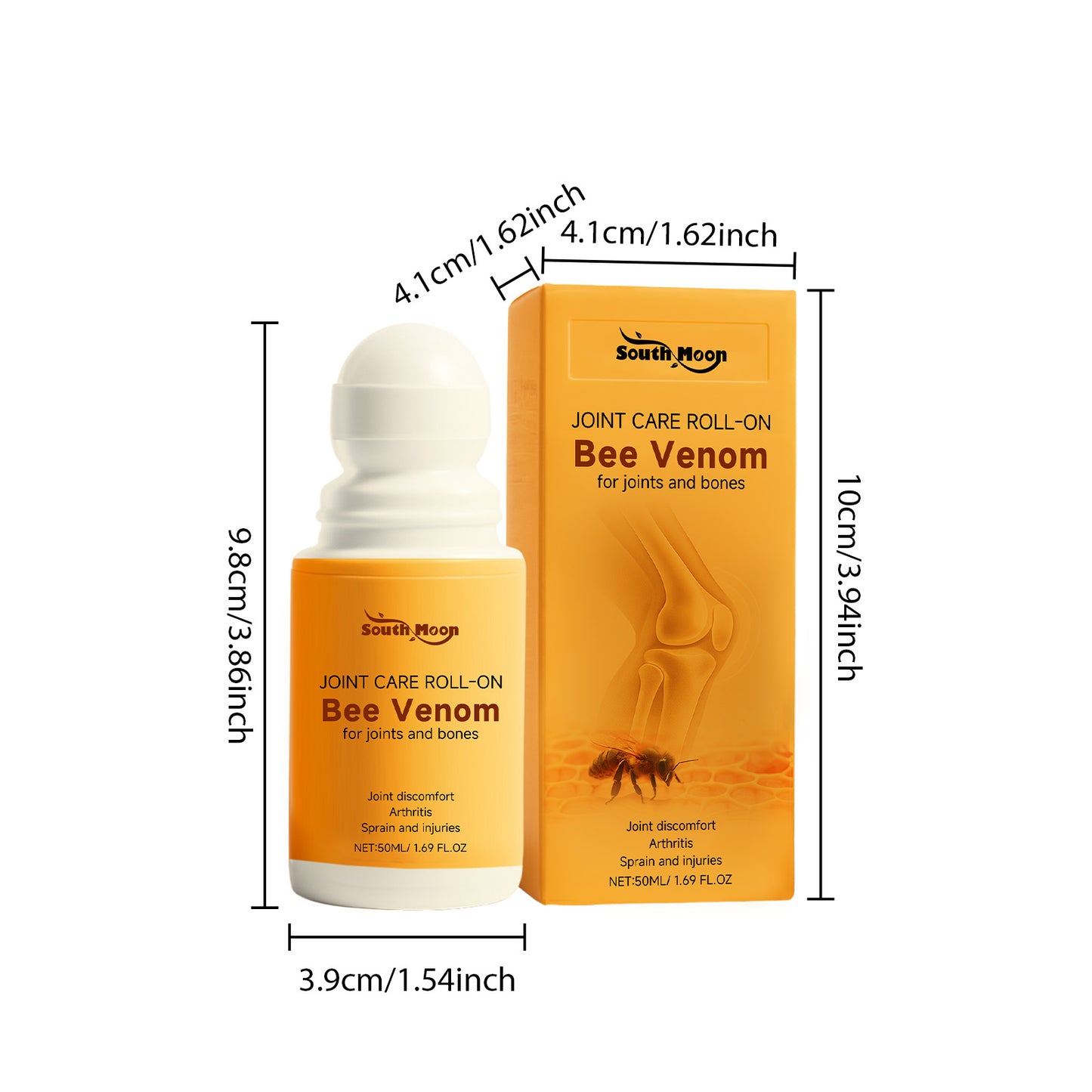South Moon Bee Venom Joint Care Roller: Gentle Formula for Daily Soothing and Support-ZZ