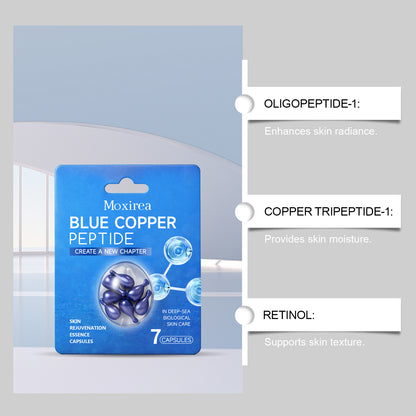 Moxirea GHK-Cu Essence Milk: Gentle Moisturizing Face Essence for Refined, Hydrated, and Bouncy Skin-ZZ