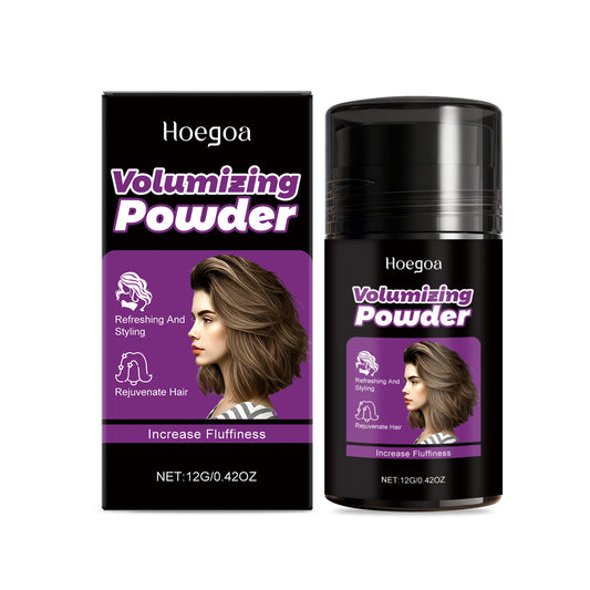 Hoegoa Volumizing Dry Shampoo Powder - Oil Control & Freshness, Natural Volume, Portable Daily Hair Care-OA