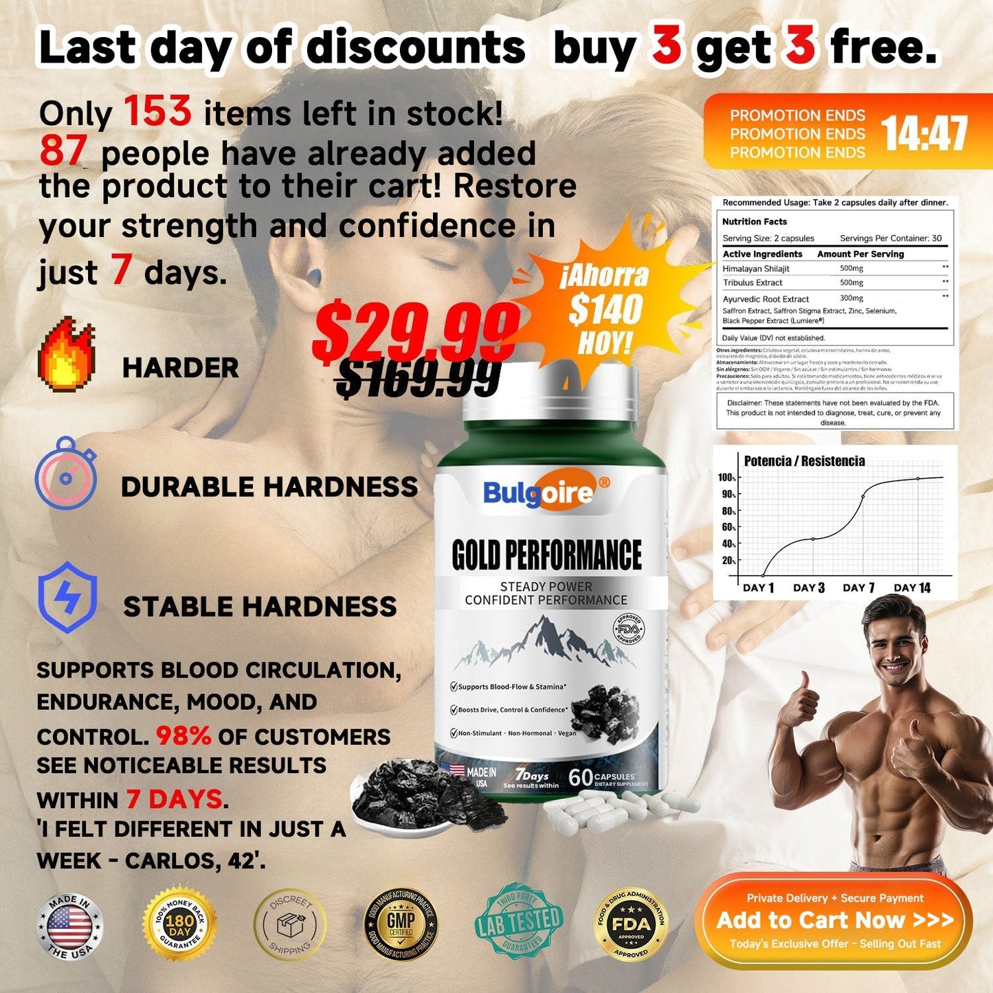 𝑩𝒖𝒍𝒈𝒐𝒊𝒓𝒆®𝑷𝒆𝒓𝒇𝒐𝒓𝒎𝒂𝒏𝒄𝒆 𝑪𝒂𝒑𝒔𝒖𝒍𝒆𝒔 𝑮𝒐𝒍𝒅 𝑬𝒅𝒊𝒕𝒊𝒐𝒏 𝑹𝒆𝒔𝒕𝒐𝒓𝒆 𝒀𝒐𝒖𝒓 𝑳𝒆𝒂𝒅𝒆𝒓𝒔𝒉𝒊𝒑: 𝑹𝒆𝒈𝒂𝒊𝒏 𝑭𝒐𝒓𝒎 𝒂𝒏𝒅 𝑪𝒐𝒏𝒇𝒊𝒅𝒆𝒏𝒄𝒆 𝒊𝒏 30 𝑫𝒂𝒚𝒔 - 𝑵𝒂𝒕𝒖𝒓𝒂𝒍 𝑺𝒊𝒛𝒆 𝒂𝒏𝒅 𝑺𝒕𝒂𝒎𝒊𝒏𝒂 𝑬𝒏𝒉𝒂𝒏𝒄𝒆𝒓 𝒇𝒐𝒓 𝑴𝒆𝒏-V