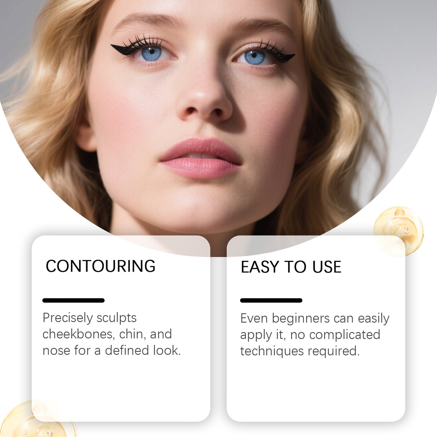 Zephoco Cocoa Color Long-Lasting Contouring Stick: A contouring stick that provides dimensional color, a natural and smooth finish, and helps to sculpt the face-MX