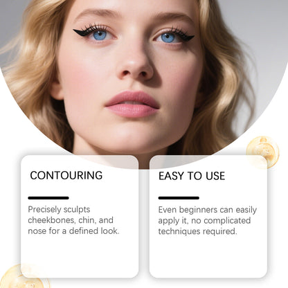 Zephoco Cocoa Color Long-Lasting Contouring Stick: A contouring stick that provides dimensional color, a natural and smooth finish, and helps to sculpt the face-MX