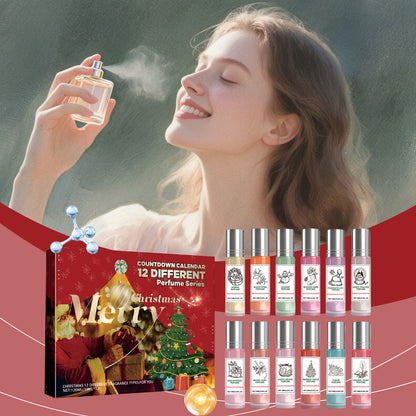 AMZ Christmas Countdown Perfume Gift Set: 12 Unique and Heartwarming Christmas Fragrance Sets-MX