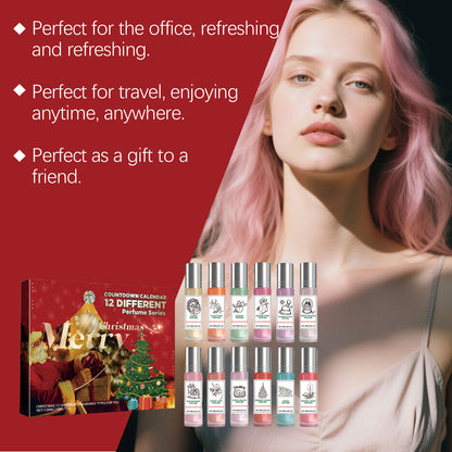 AMZ Christmas Countdown Perfume Gift Set: 12 Unique and Heartwarming Christmas Fragrance Sets-MX