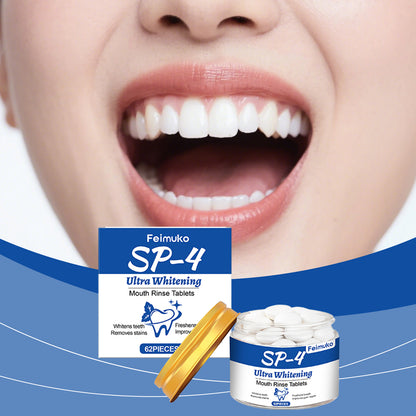 Freshen breath mouthwash granules, clean teeth and leave a pleasant fragrance, portable and refreshing mouthwash granules for travel.-SY